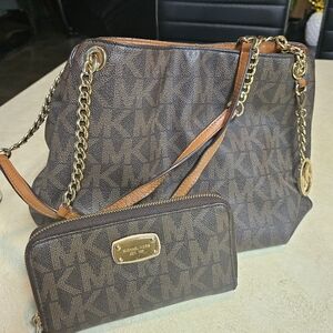 Authentic Michael Kors Handbag & Wall